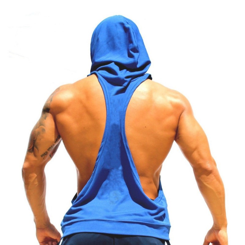 Gym Fitness Stringer Hoodies #031